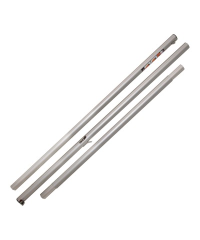Mast Aluminium komplett - Farbe: Alu mit Beschlägen ohne Seilen und Wanten